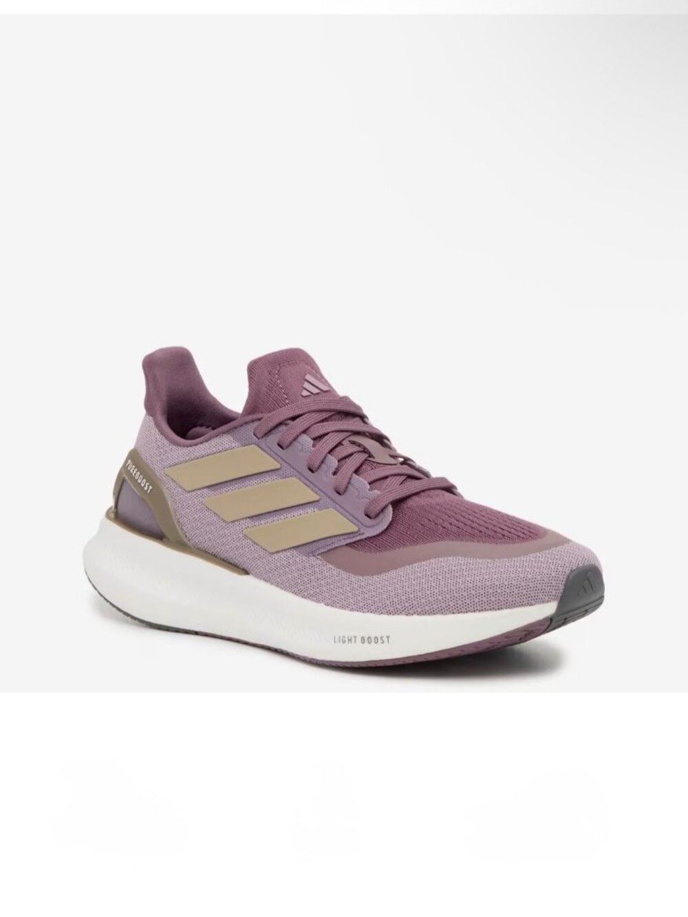 NWT 8 Adidas Pureboost 5 Running Shoes Preloved Fig Cyber Metallic Shadow IF9200